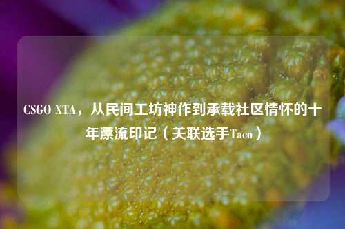 CSGO XTA,从民间工坊神作到承载社区情怀的十年漂流印记(关联选手Taco)