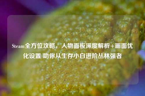 Steam全方位攻略，人物面板深度解析+画面优化设置 助你从生存小白进阶丛林强者